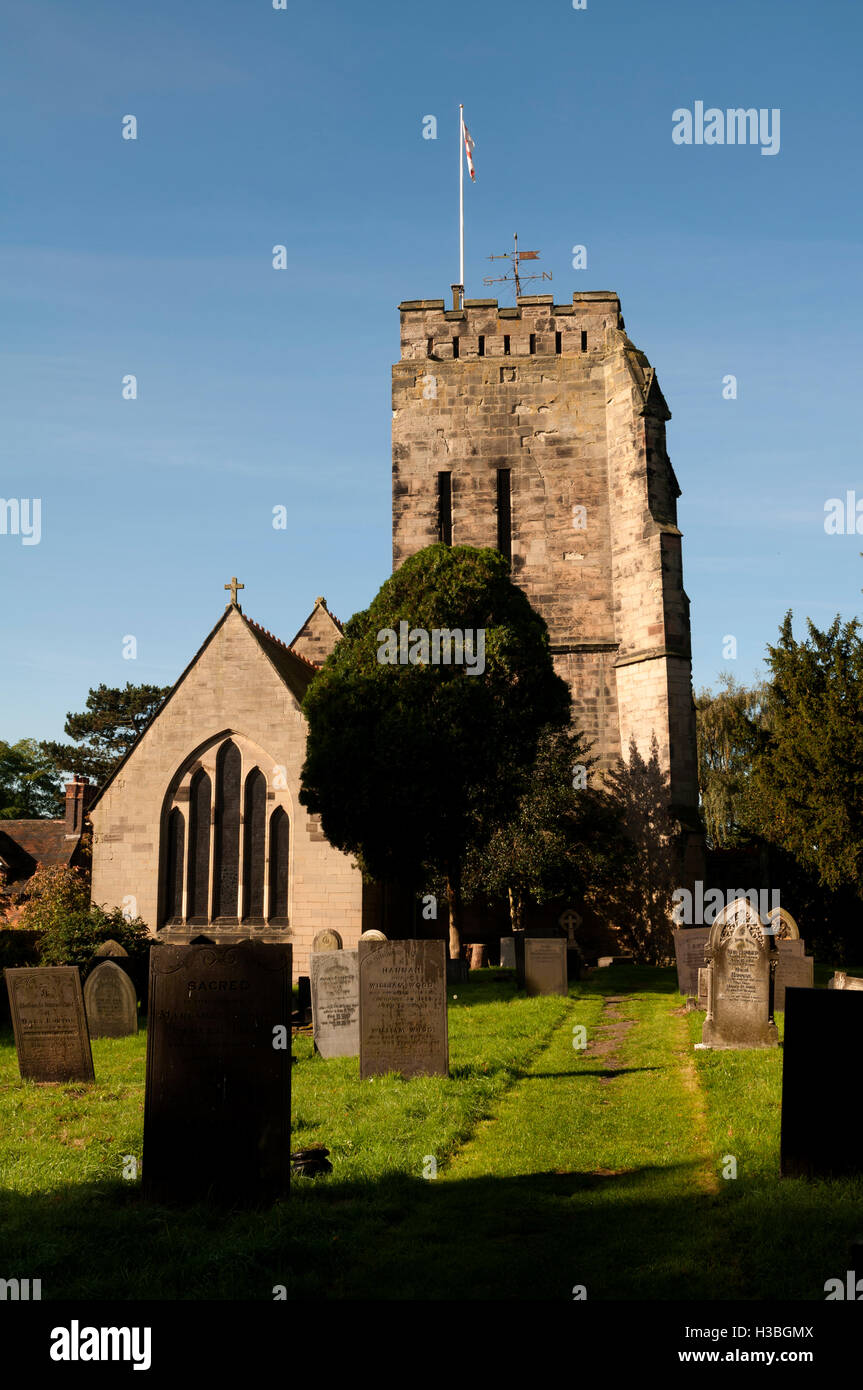 St. Editha`s Abbey Church, Polesworth, Warwickshire, England, UK Stock Photo